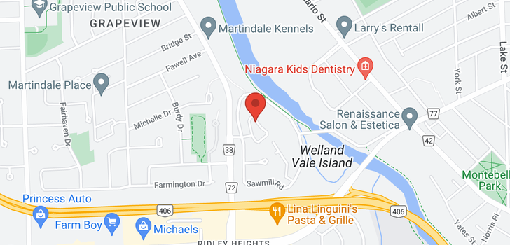 map of 2 -  141 WELLAND VALE Road